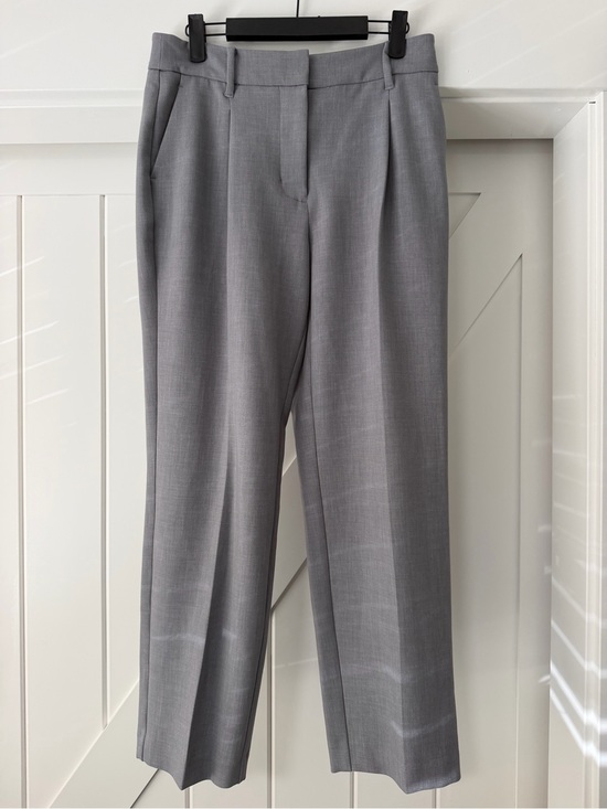 Nine West Pants - Nine West Tailored Straight-Leg Women's Dress Pants in Gray (size 4)